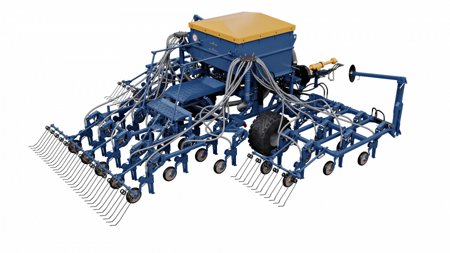 Universal Pneumatic Seed Drill C-6PS for Grains and Legumes
