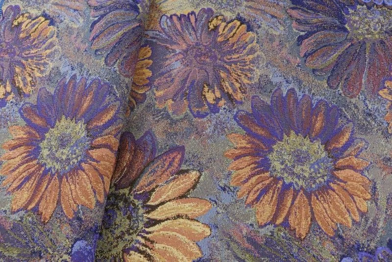 Jacquard Upholstery Fabric Gerbera Art. 608164