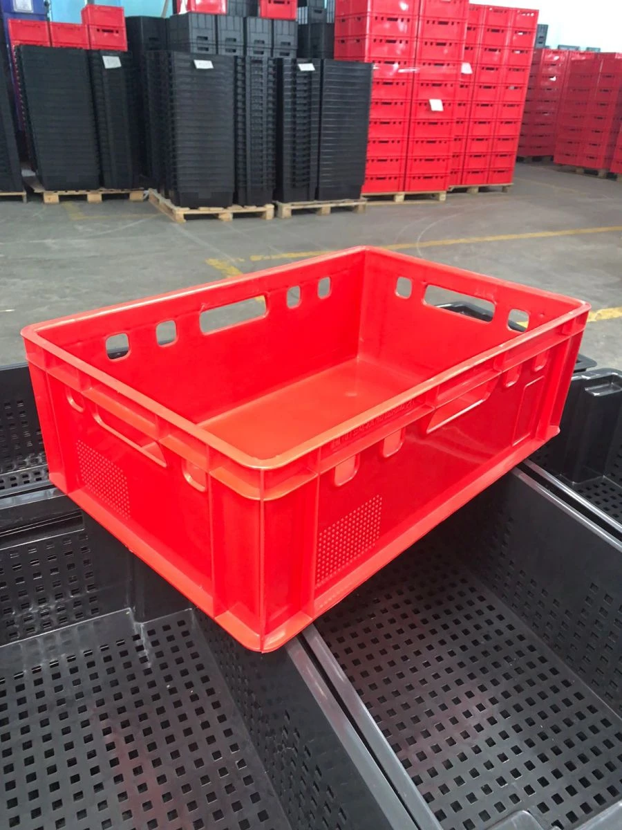 Solid Plastic Box E-2 for Storage and Transport
