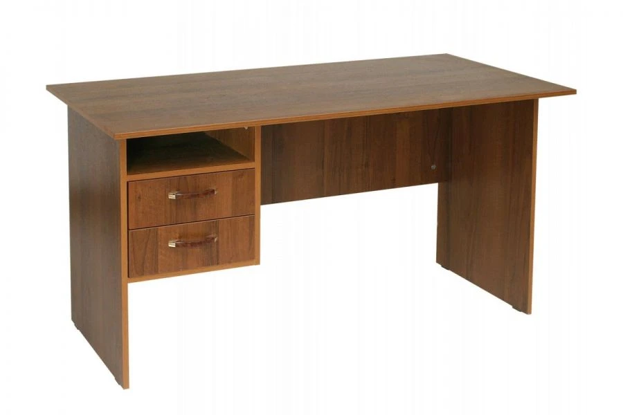 Wooden Office Desk - Ergonomic Design for Productivity