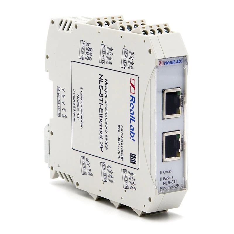Thermocouple Analog Input Signal Module NLS-8TI-Ethernet-2P
