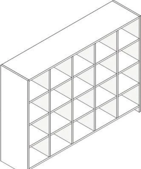 رف تخزين الأواني للحمامات المدرسية