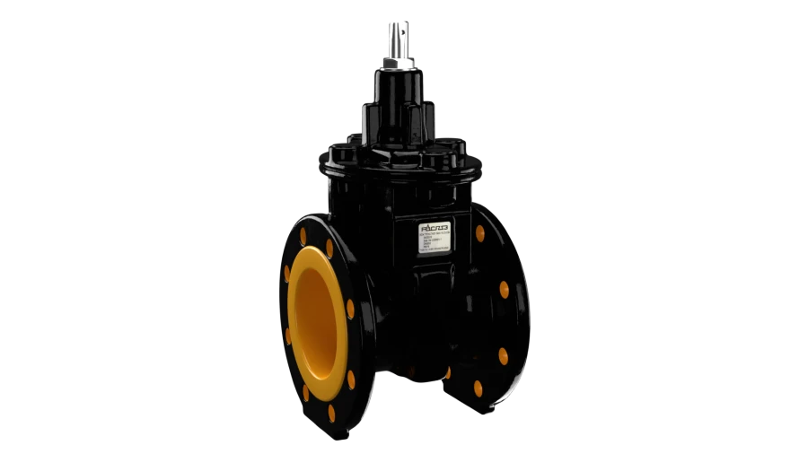 Rubber-Coated Wedge Valve for Gas Supply 31вч25р