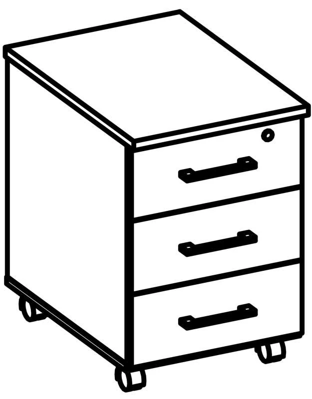 Mobile Cabinet 9651 MY Brooklyn Series