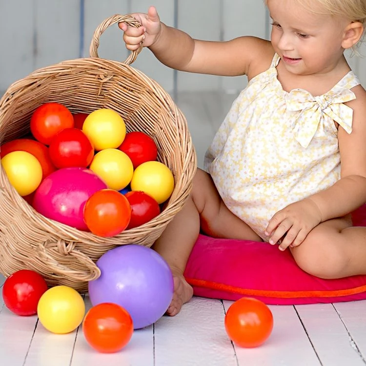 Colorful Ball Pit Balls Set - 30 Pieces for Fun Playtime