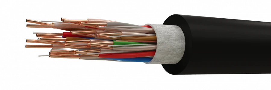 Signal and Locking Cables with Polyethylene Insulation and Water-Blocking Materials (WB), PVC Sheath