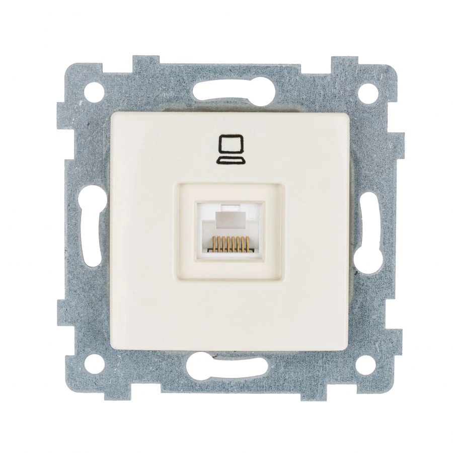Low-Voltage Socket Mechanism "MARIA" RK1-455 Ivory Color