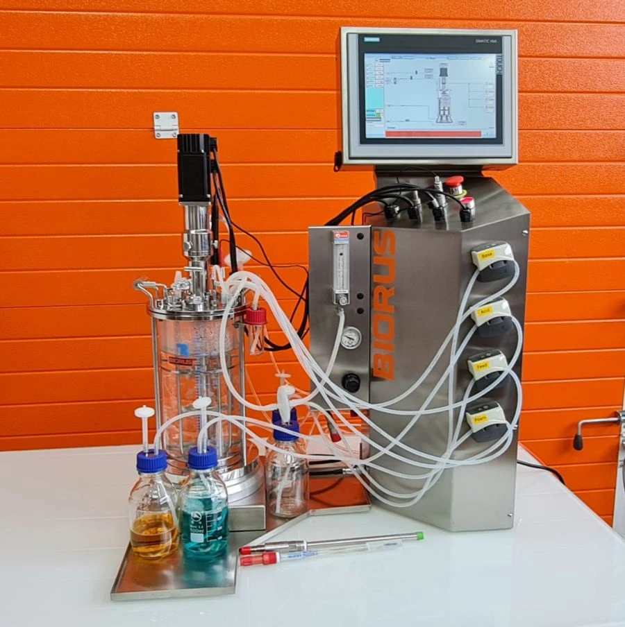 Laboratory Fermenter Biorus® for Aerobic and Anaerobic Cultivation