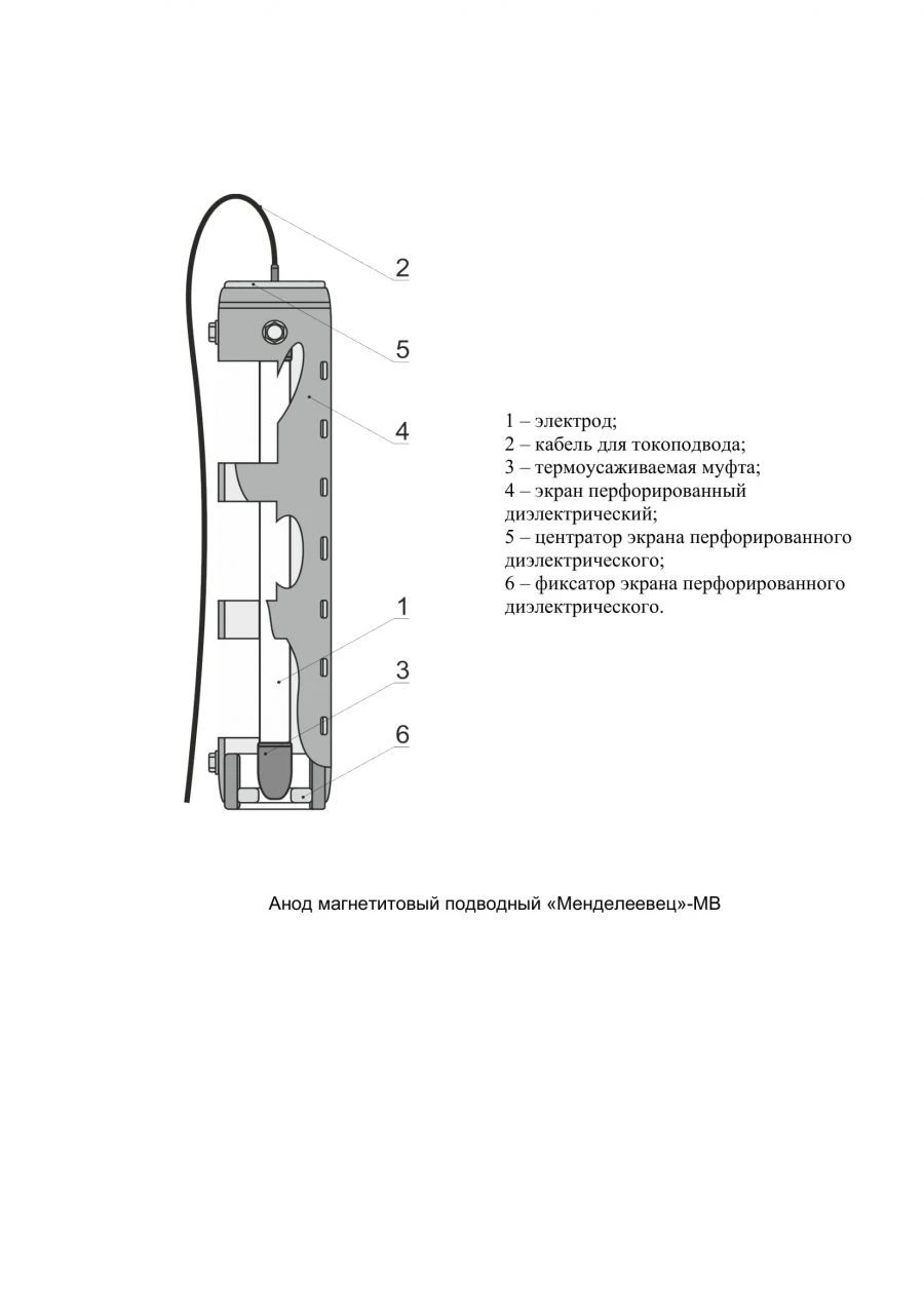 أنود مغنتيت تحت الماء "مندليف" - إم في