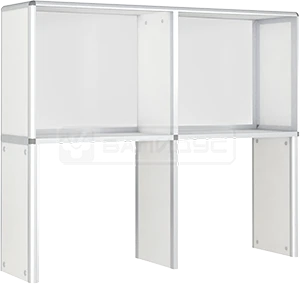 ملحق طاولة على شكل نصف دائري مع إطار من الألمنيوم NDO-2KNN