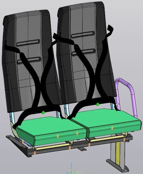 School Bus Passenger Seat DS15.6840.014-210