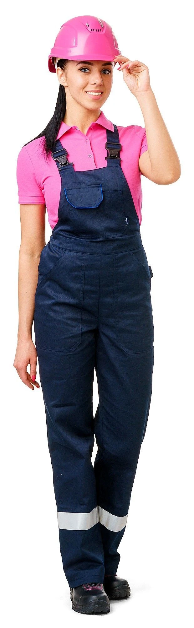 Women's Multi-Purpose Overall with Adjustable Straps and Side Pockets Model 3.116