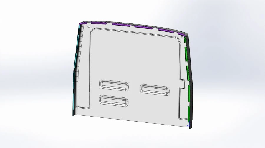 Rear Panel AП 4208-5303109-02