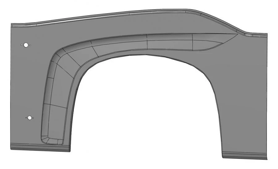 لوحة قوس أمامية يسارية - 5299-401-5402502
