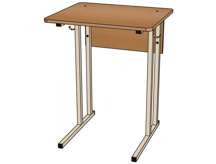 Single Student Desk, Non-Height Adjustable, Rounded Corners (Grade 6) / SU13