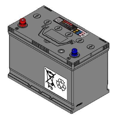 بطارية TUBOR ASIA 6ST-95.1 VL للجرارات