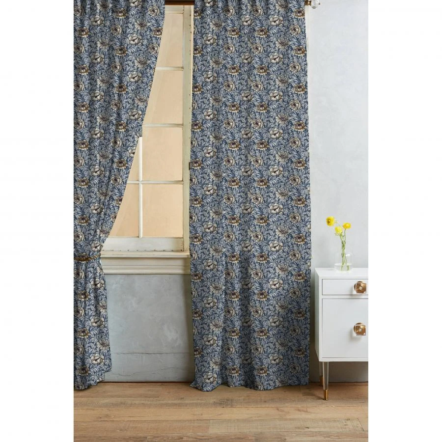 Cotton and Linen Blend Curtains - Textile Home Decor