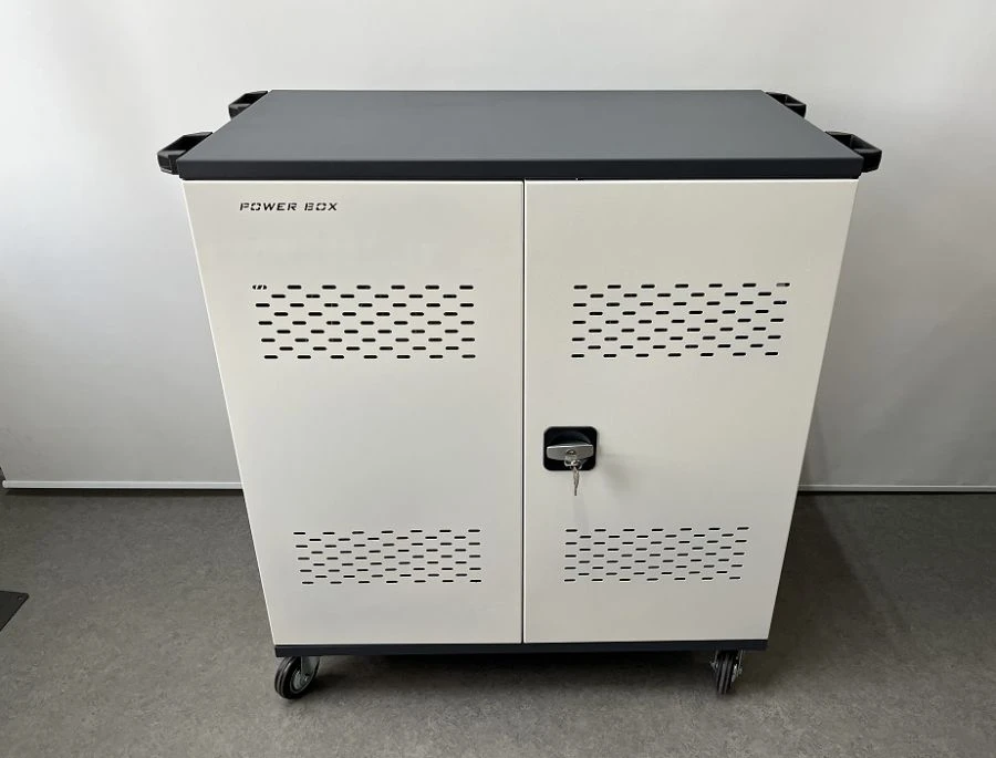 POWER BOX Laptop and Tablet Charging Storage Cart, Series NB