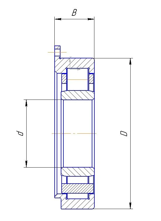 Rolling Bearing 5-812717P-TU 3900-A