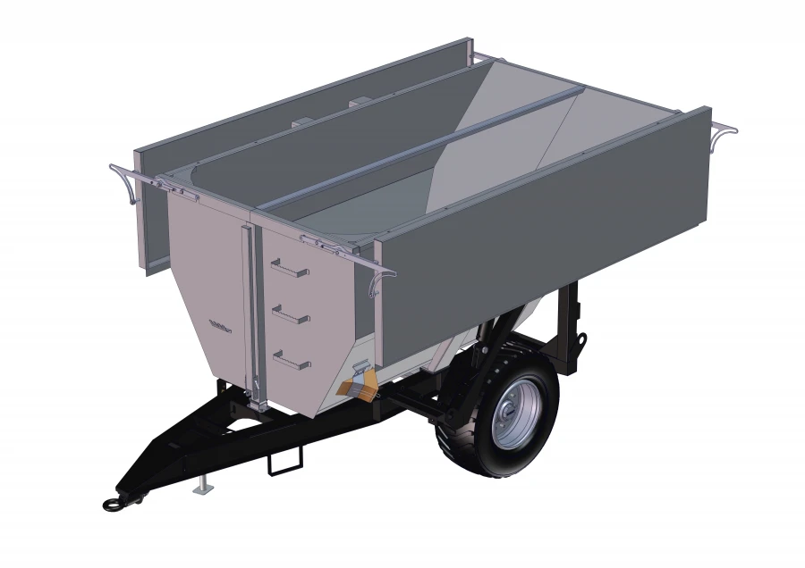 مقطورة جرار تونار PT9 مع وحدات المحاور PTS-TONAR-9-2410016