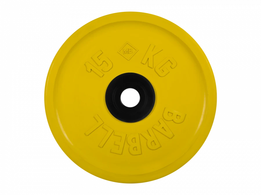 Rubber-Coated Disc Euro-Classik, Yellow, 51mm, 15kg