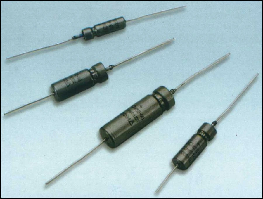 Capacitor oxide-semiconductor tantalum sealed polar constant capacitance K52-9