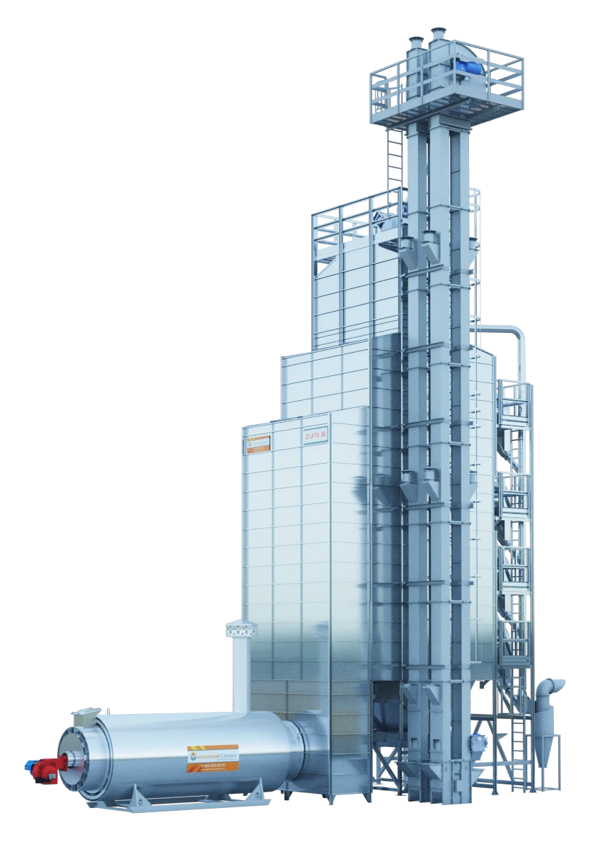Zlata Modular Grain Dryer Type "Zlata" 30 (Direct Heating, Gas)