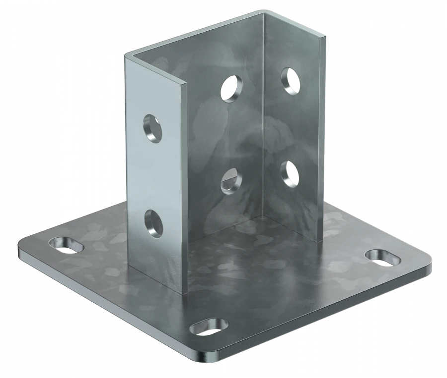 Reinforced Ceiling Mount for STRUT Profile EZ IEK CLM50D-KPS-81