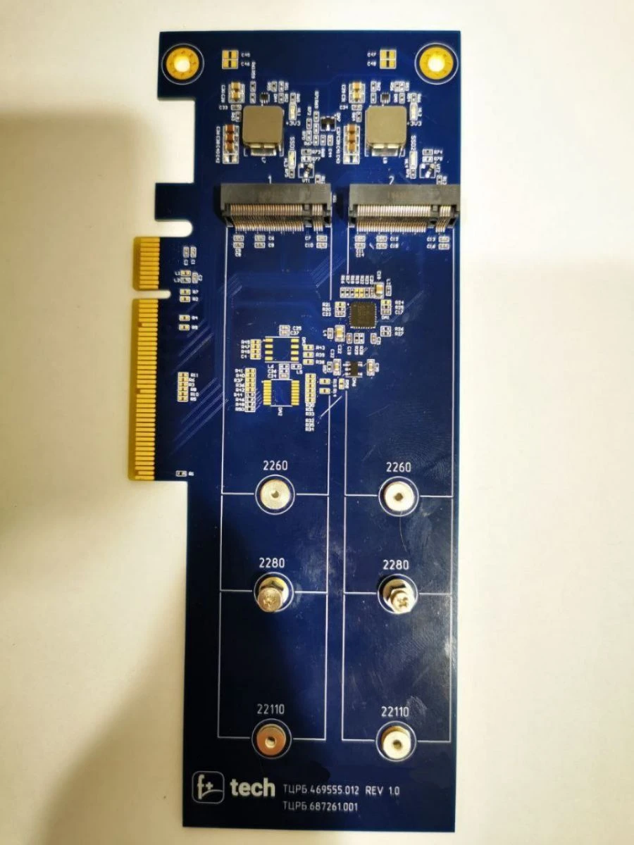 FPD-PB-2NM-SD PCI-e Switch Board for M.2 Drives