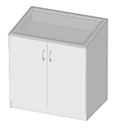 Horizontal Showcase Display 900x600x900 mm