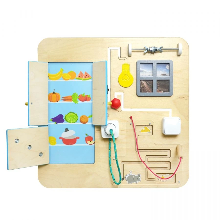 Educational Busy Board "Kitchen" NDH-002 for Preschool Learning