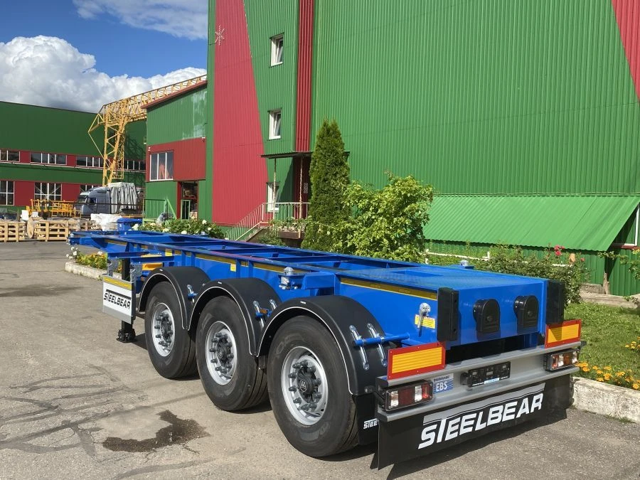 مقطورة نقل حاويات PL-24N مع محور BPW