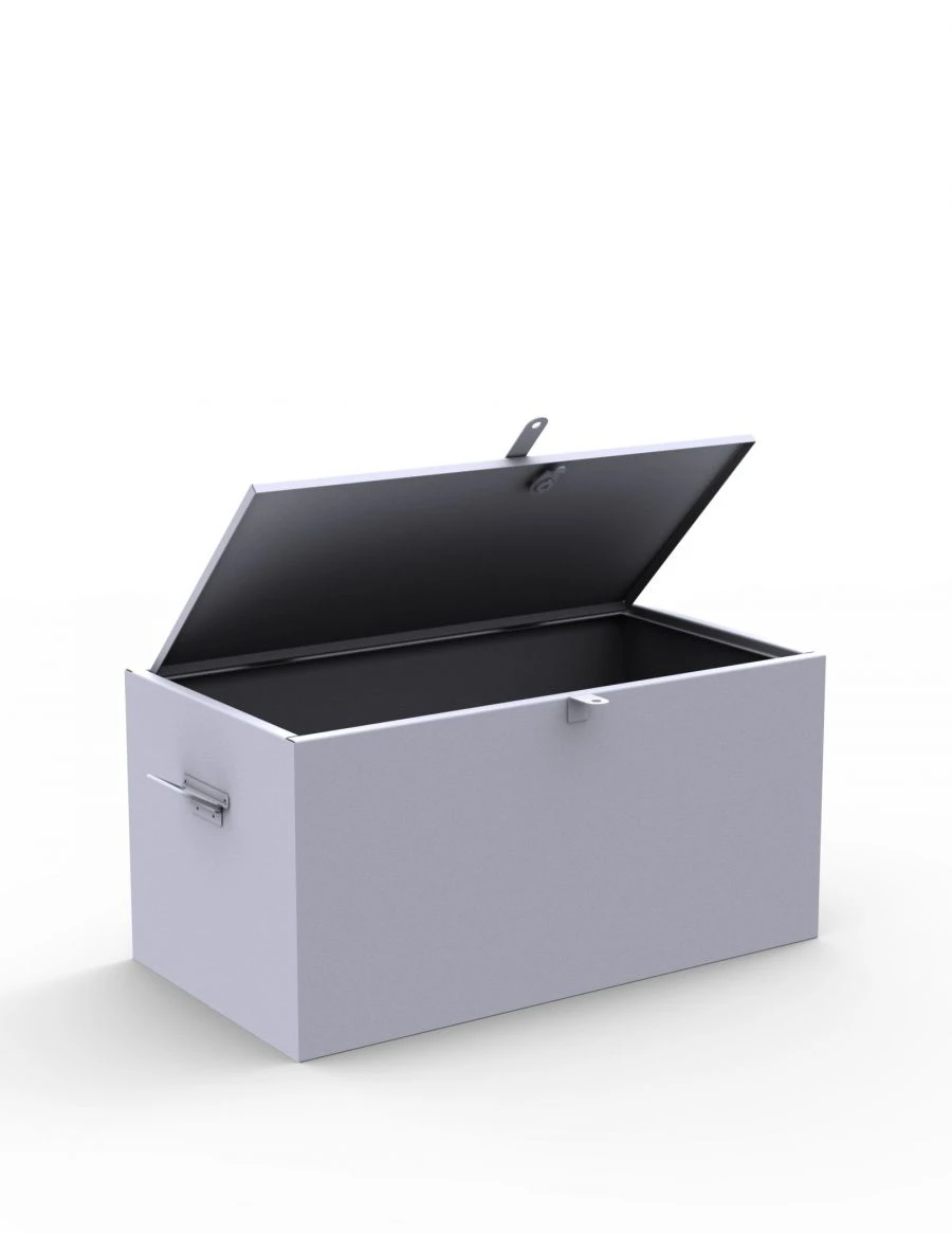 Metal Army Box for Ammunition and Documentation, 380x725x425 mm