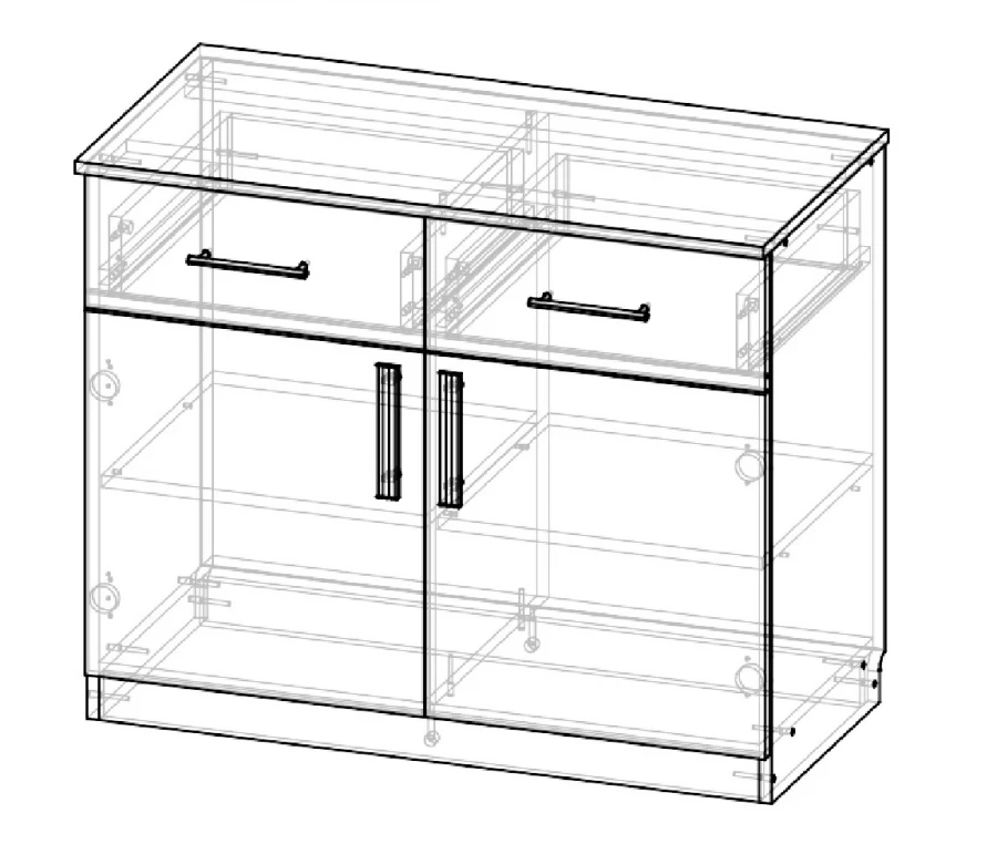 Kitchen Table ST 1 K - Versatile Storage Solution