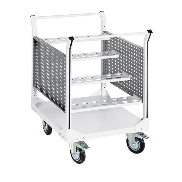 Laboratory Cart with Perforated Walls, ESD Viking: TTL-P