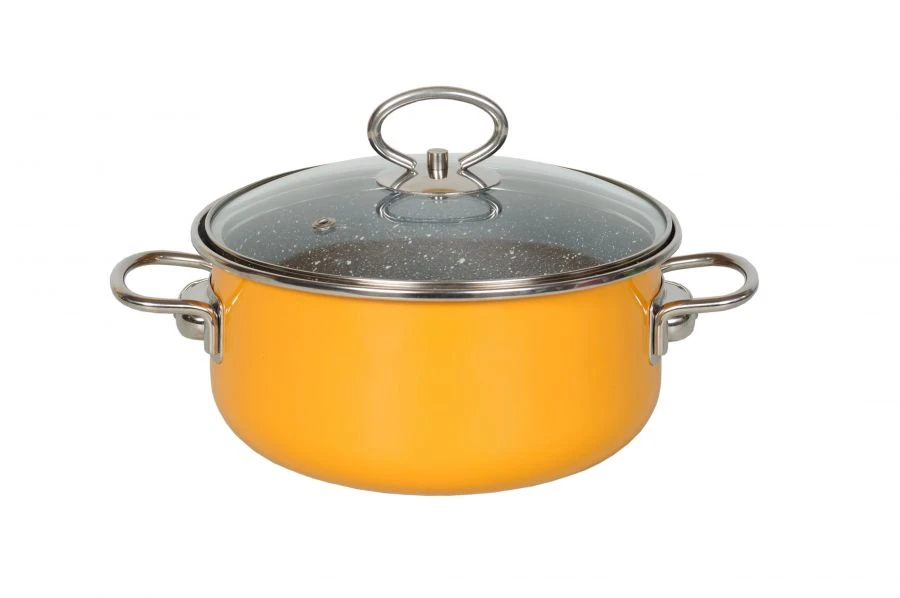 Non-Stick Cylindrical Cooking Pot 2L, 3L, 4L