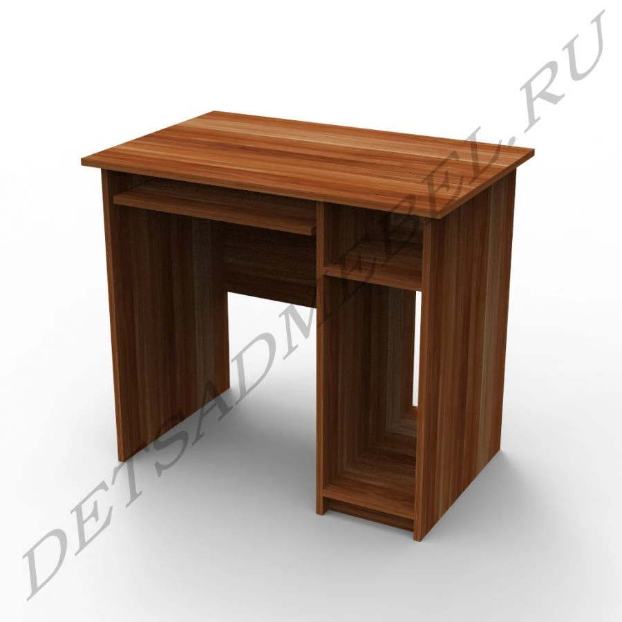 Computer Desk with Keyboard Shelf and CPU Compartment