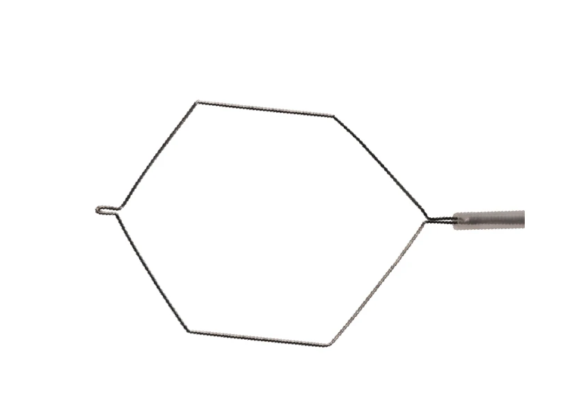 Hexagonal Polypectomy Loop for Flexible Endoscopes, 2.8mm Channel, 2400mm Length