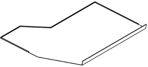 لوحة انتقالية من الألياف الزجاجية لواجهة/داخل الترام 71-412.10.21.340
