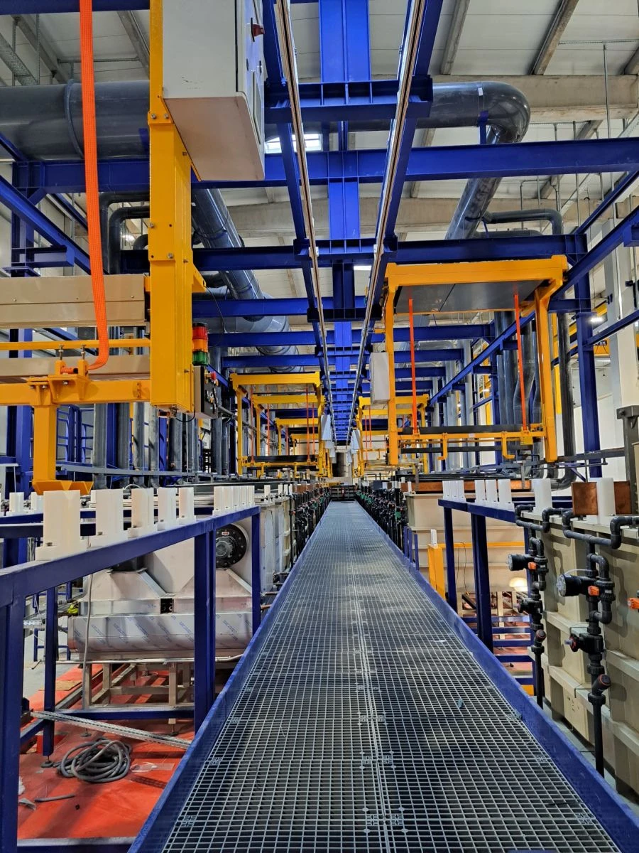 Automated Galvanic Coating Lines for Efficient Production