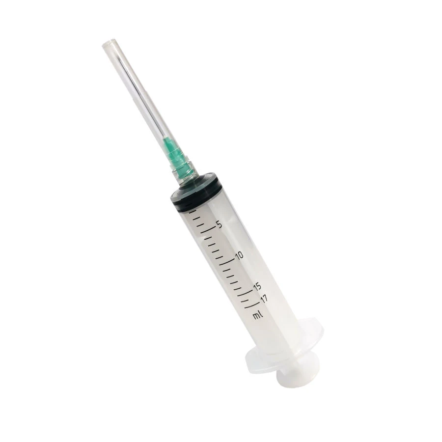 17ml Sterile Single-Use Injection Syringes with Needles, Luer Lock