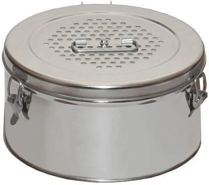 Round Sterilization Boxes with Filters KF-9 for Medical Use