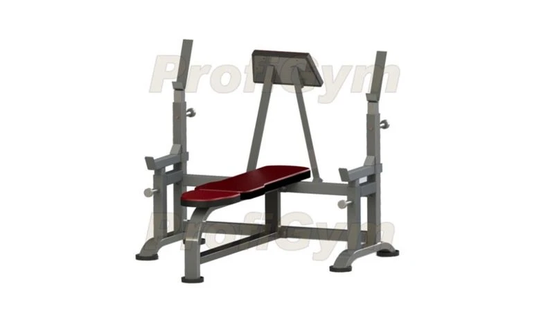 Heavy-Duty Bench with Supports and Partner Rest 2СК-0050-H