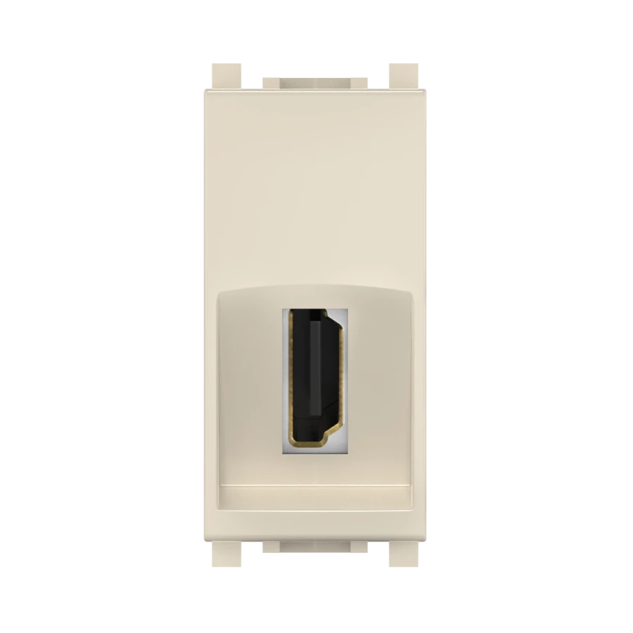 CADUCEUS ALING Experience HDMI Type A-A Hidden Socket 1M Beige, Art. 74285.9