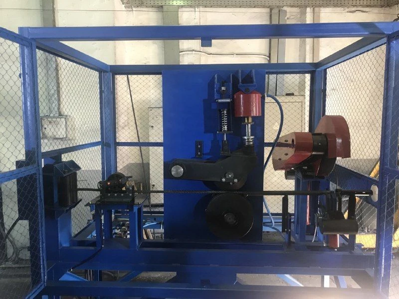 وحدة تلقائية لفك وقطع حبال الفولاذ