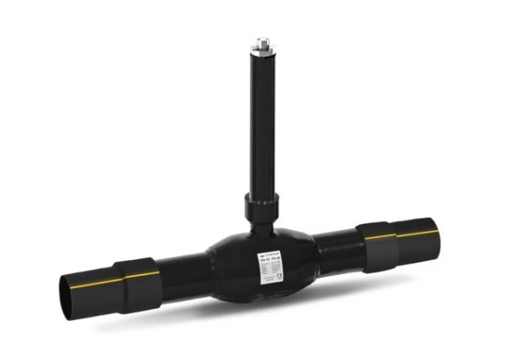 Full-Flow Ball Valve 592 with Extended Stem for PE Pipe Transition, 59220065