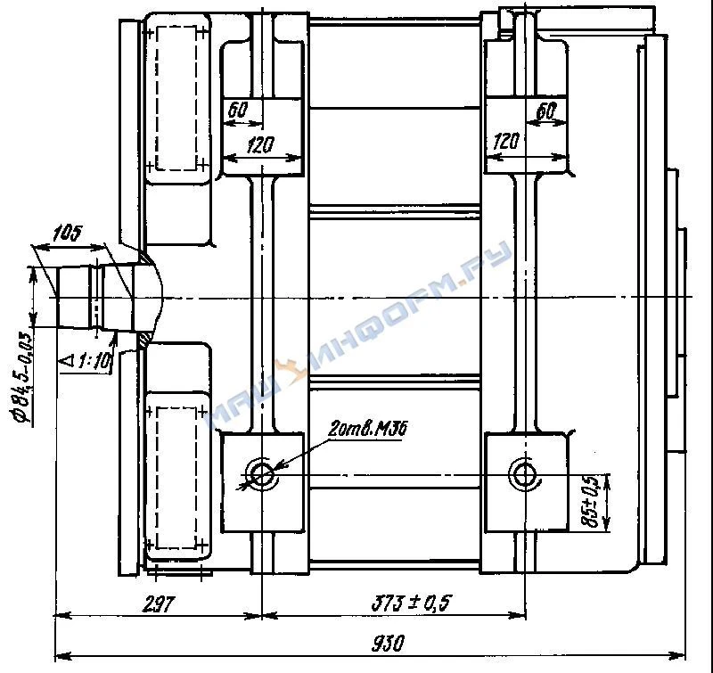Asynchronous Traction Motor DTA-350M