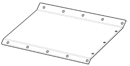 Front Left Roof Side Panel for Trams 71-411.16.23.241