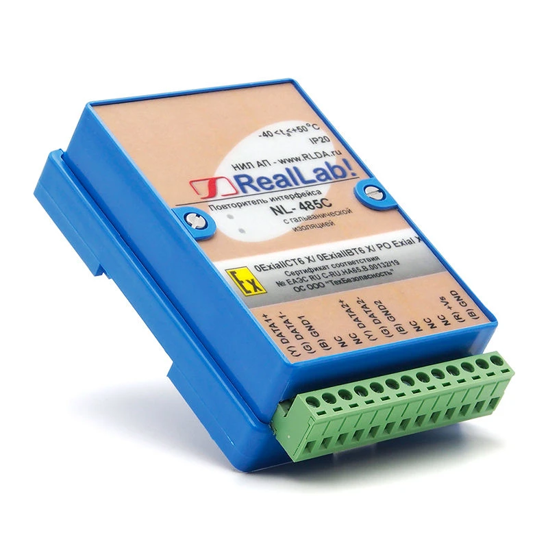 RS-485 Interface Repeater with Intrinsic Safety NL-485С Ex