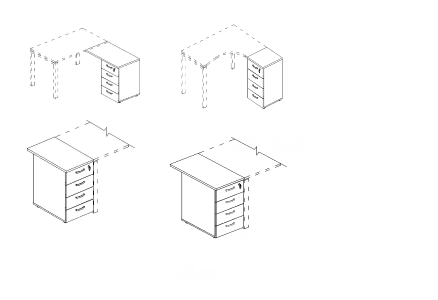 طاولة جانبية أنيقة للديكورات العصرية سلسلة A4